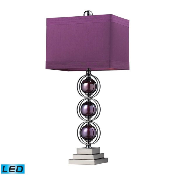 Elk Home Alva 27'' High 1-Light Table Lamp - Black Nickel D2232-LED